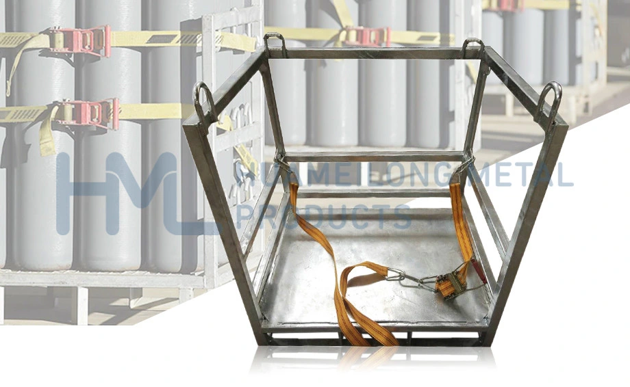 Heavy Duty OEM ODM Storage Compressed LPG Propane Cylinders Gas Stillage