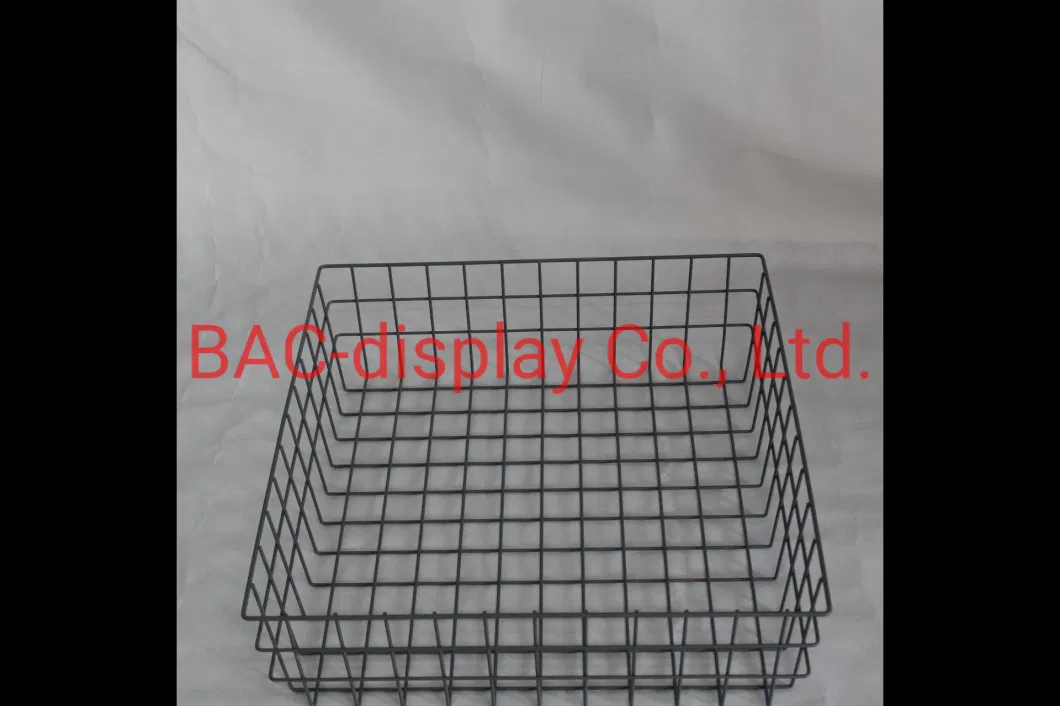 Metal Wire Mesh Shelf Divider for Supermarket Gondola Racks